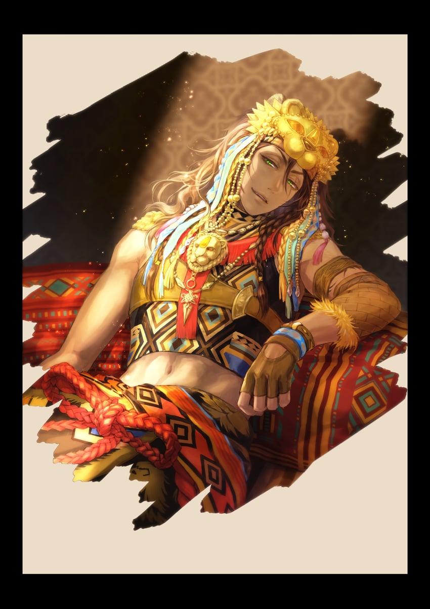 leona kingscholar (twisted wonderland) drawn by crowdance