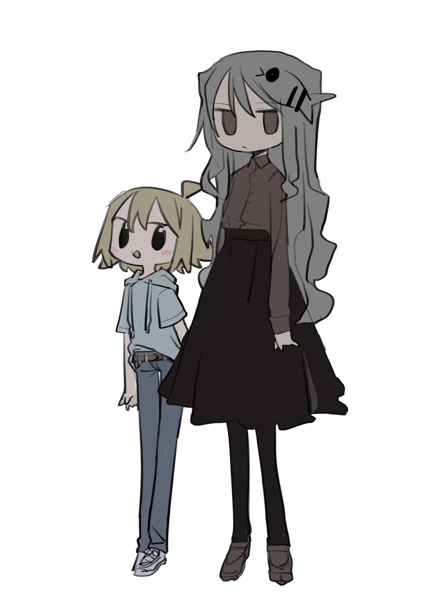 uozumi kurumi and agoshi sakina (null-meta) drawn by kokaki_mumose