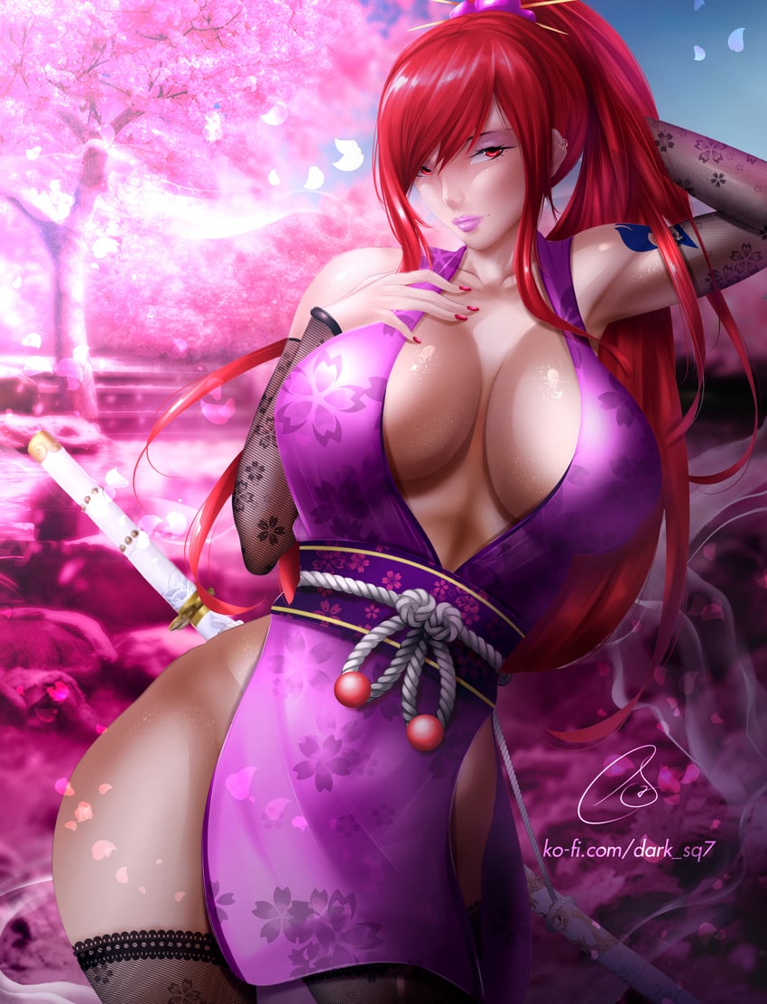 erza scarlet (fairy tail) drawn by dark-sq7