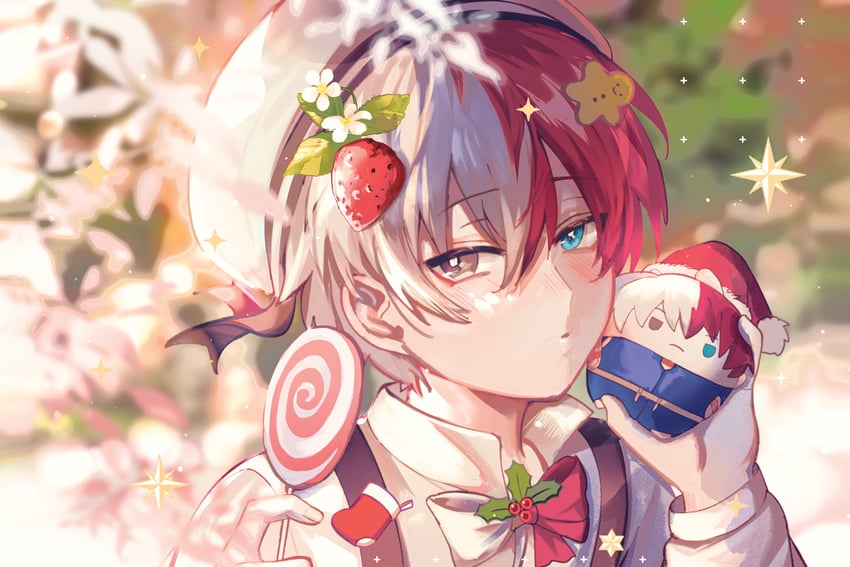 todoroki shoto (boku no hero academia) drawn by akira_aishi