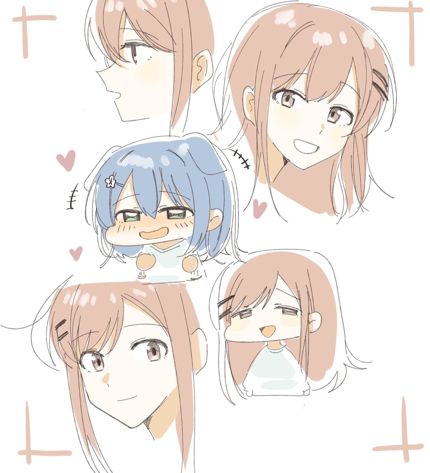 miyagi shiori and sendai hazuki (shuuniichido classmate wo kau hanashi) drawn by haidao_mao