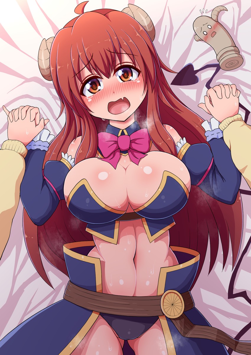 yoshida yuuko, chiyoda momo, and lilith (machikado mazoku) drawn by ponponmaru