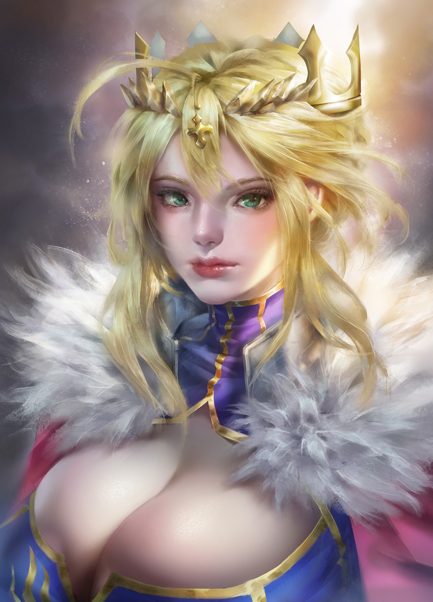 artoria pendragon (fate and 1 more) drawn by c.x.c