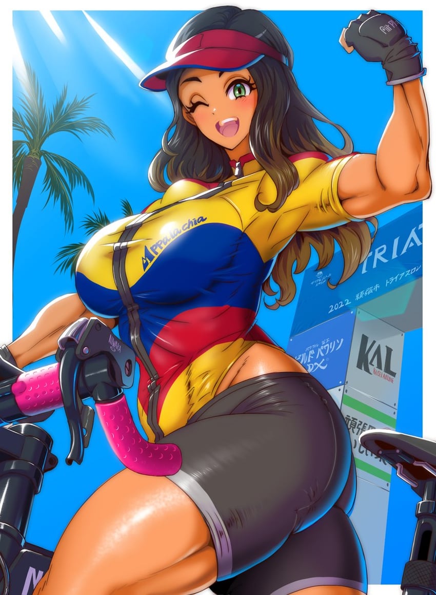 miranda madera (jikkyou powerful pro yakyuu and 1 more) drawn by jazz_kawa_sodom
