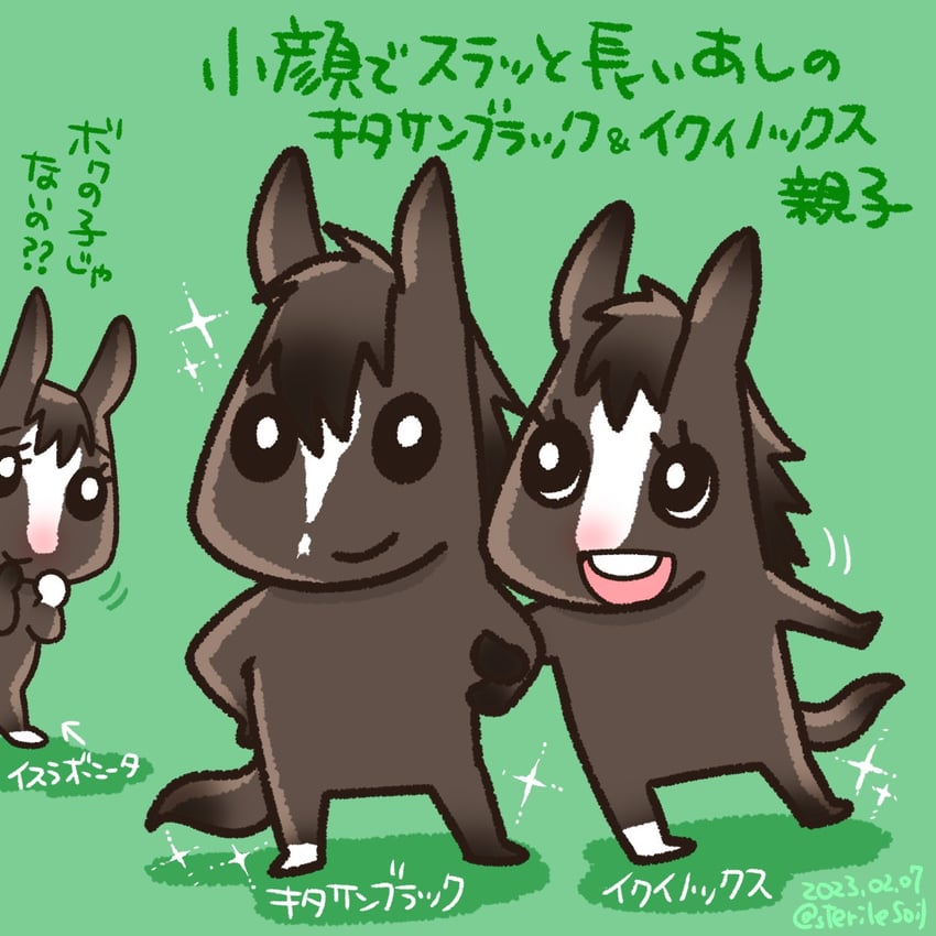 equinox, kitasan black, and isla bonita (real life) drawn by sterilesoil
