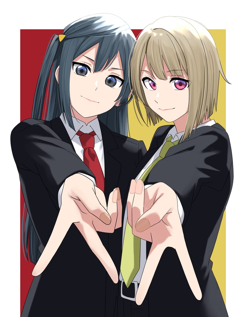 yuki setsuna and nakasu kasumi (love live! and 1 more) drawn by s_sho_mkrn