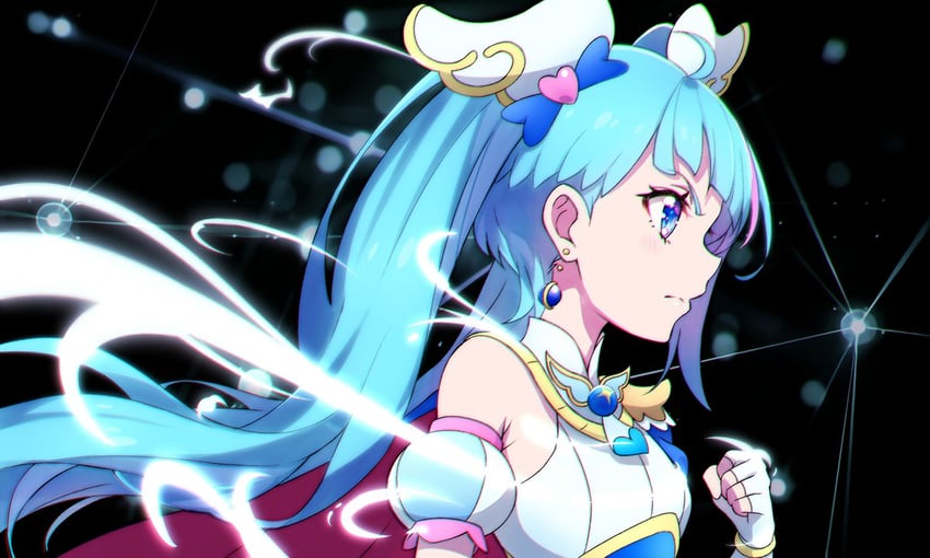 sora harewataru and cure sky (precure and 1 more) drawn by kyoutsuugengo