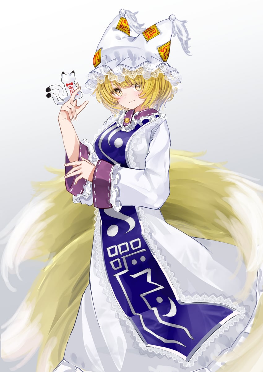 yakumo ran (touhou and 1 more) drawn by sarasadou_dan