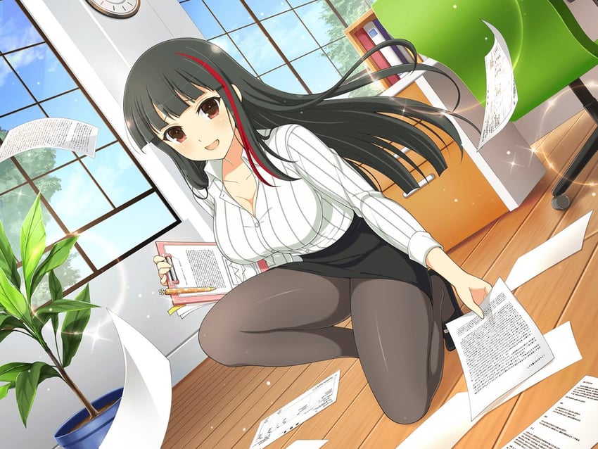 tsubaki (senran kagura and 2 more) drawn by yaegashi_nan