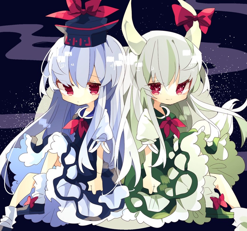 kamishirasawa keine and ex-keine (touhou) drawn by nikorashi-ka