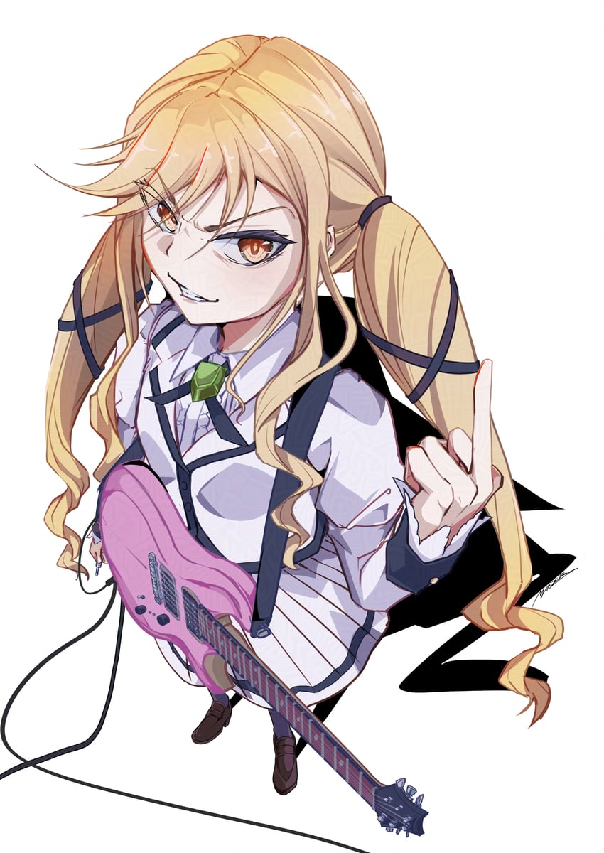 suzunomiya lilisa (rock wa lady no tashinami deshite) drawn by ryo_yanakasa