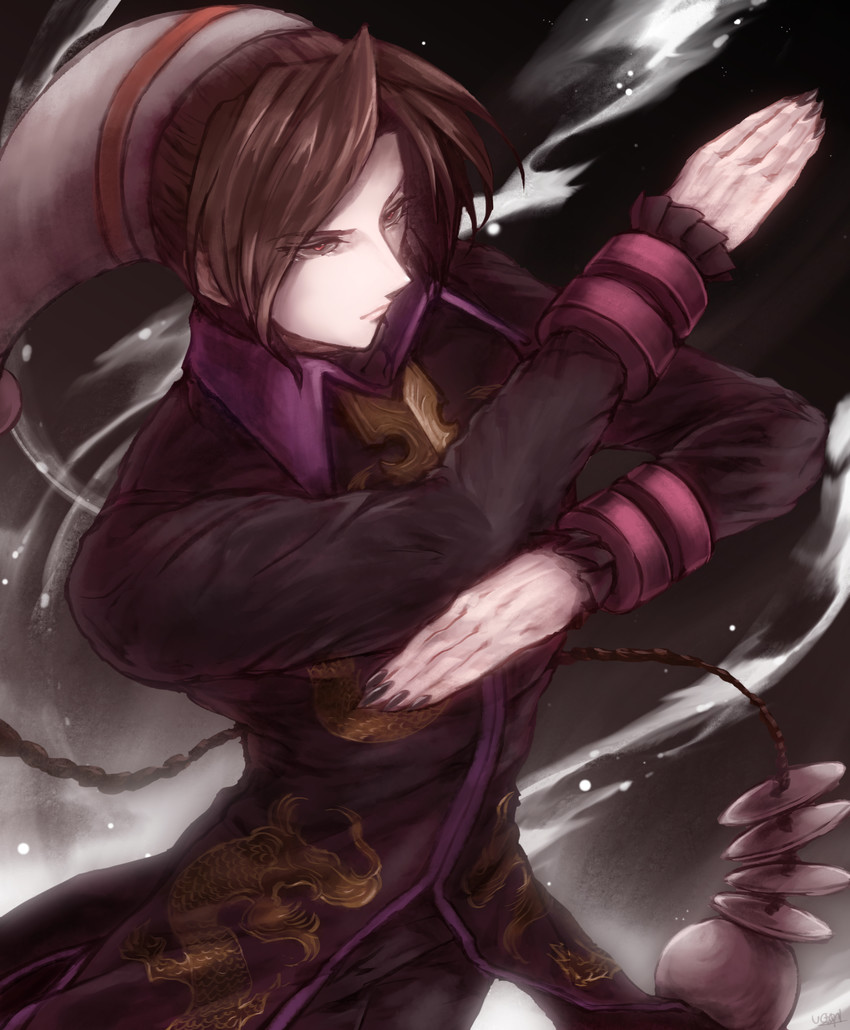 duo lon (the king of fighters) drawn by food_fighter_441