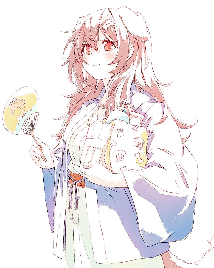 inugami korone and listener (hololive) drawn by hashiguma