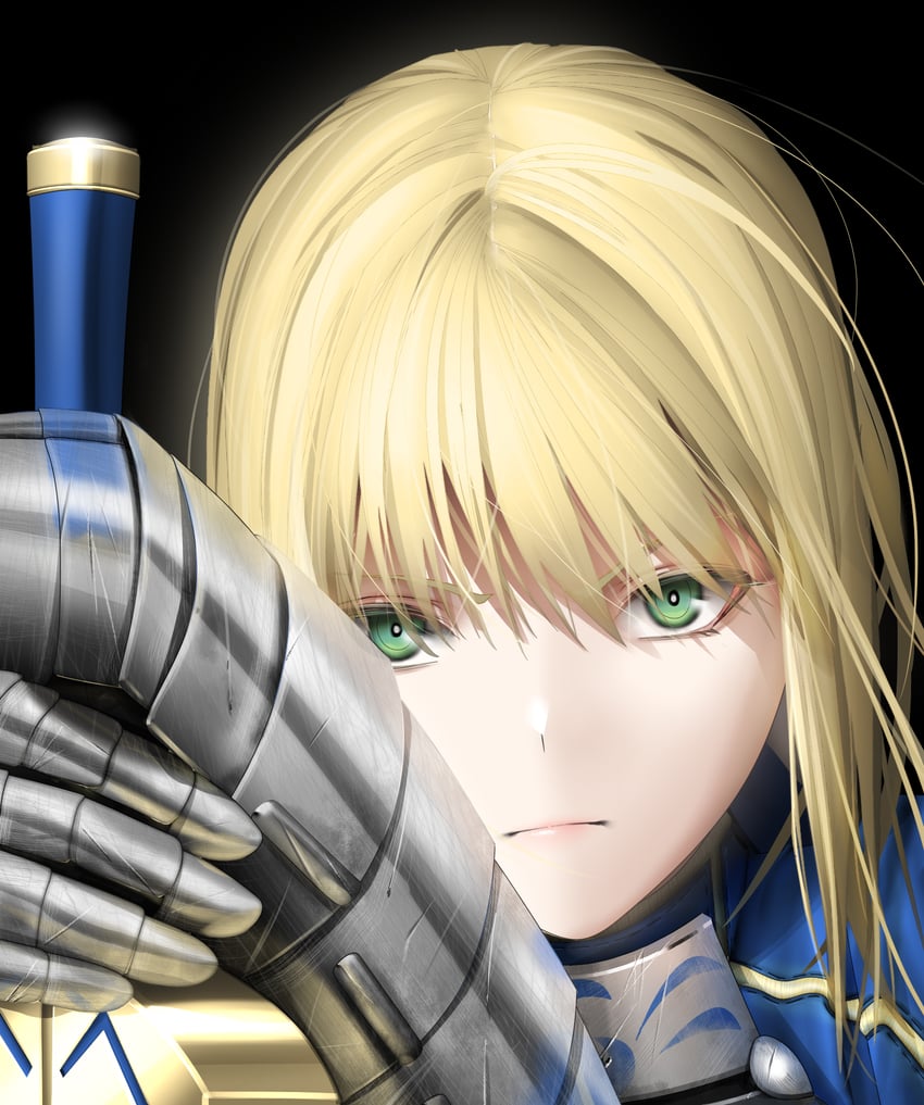artoria pendragon and saber (fate and 2 more) drawn by user_czja3824
