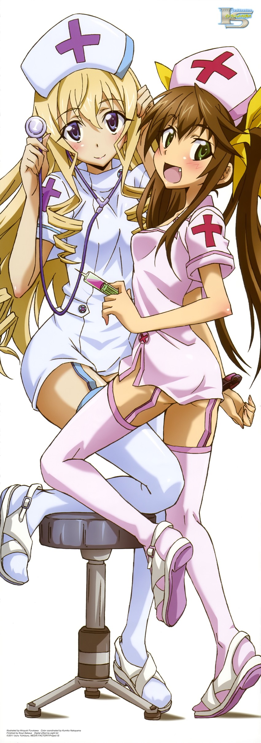 cecilia alcott and huang lingyin (infinite stratos) drawn by furukawa_hiroyuki