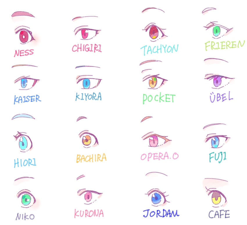frieren, agnes tachyon, manhattan cafe, ubel, t.m. opera o, and 11 more (umamusume and 2 more) drawn by seila_rei