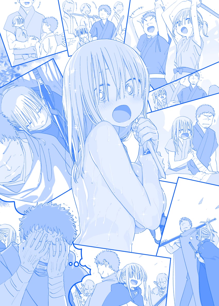 maegami-chan and sensei (getsuyoubi no tawawa) drawn by himura_kiseki
