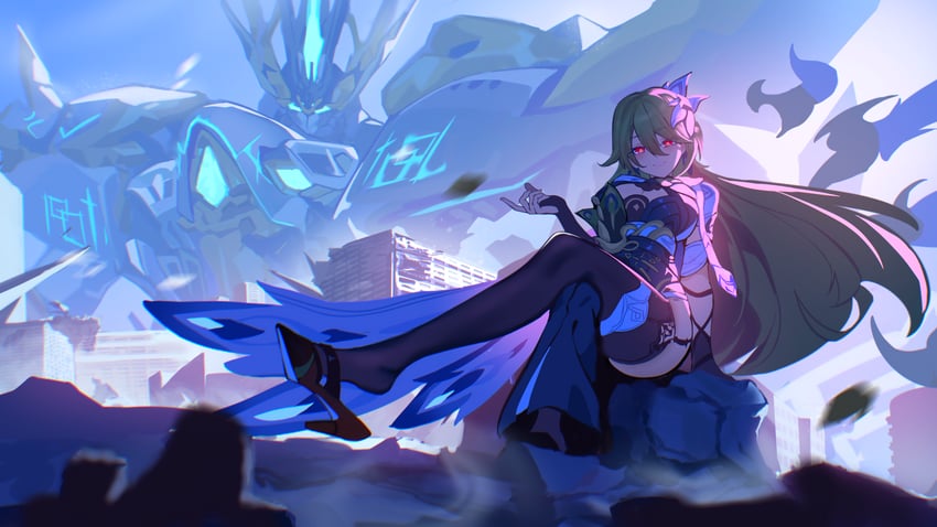 vita and starjumper (honkai and 1 more) drawn by spectacled_snake