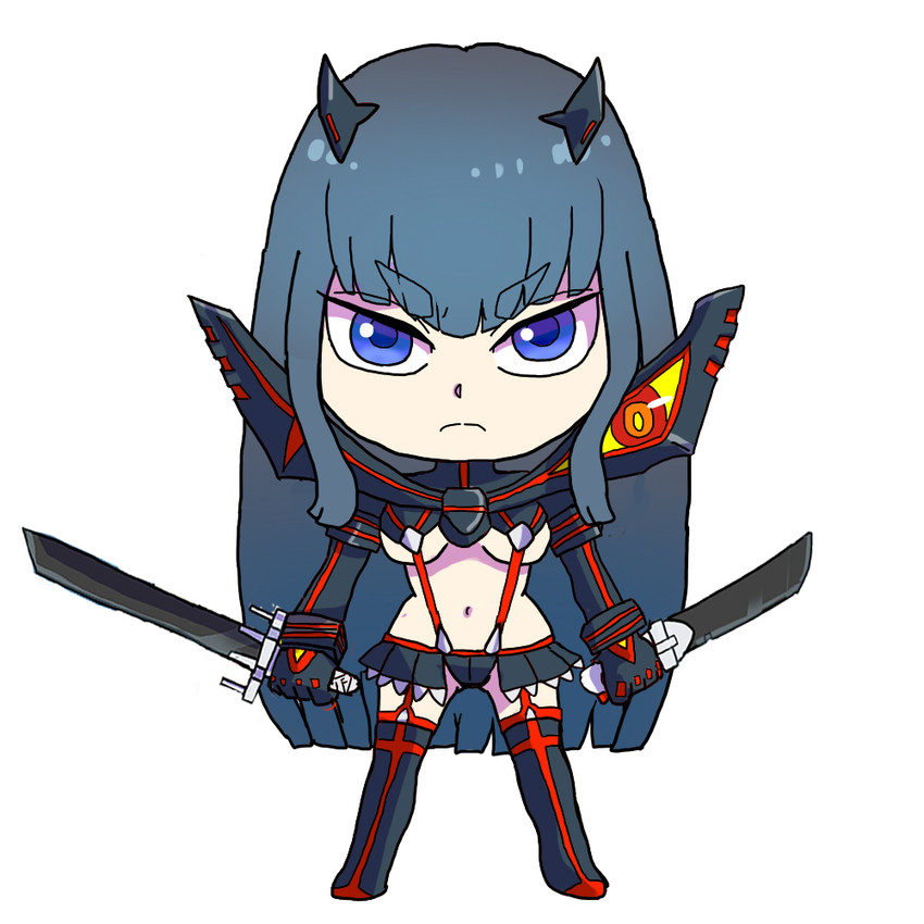 senketsu and kiryuuin satsuki (kill la kill) drawn by uri_(uryu002)