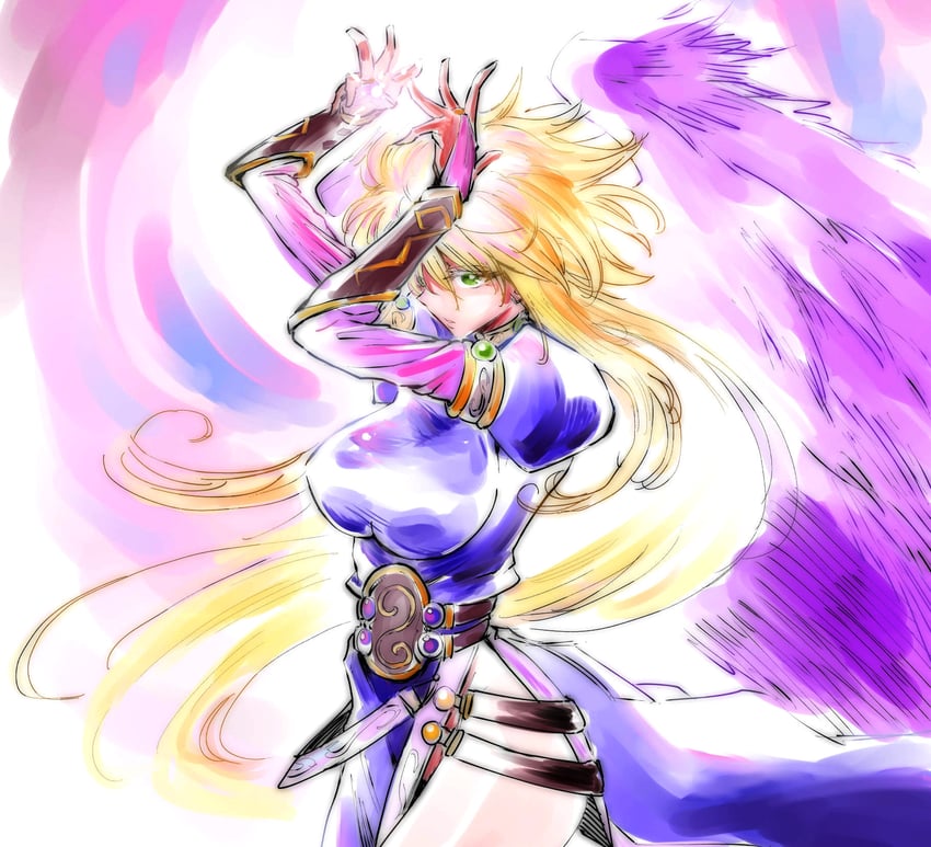 nina (breath of fire and 1 more) drawn by sf_going_on