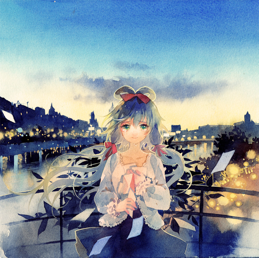 luo tianyi (vocaloid and 1 more) drawn by rei_(456789io)