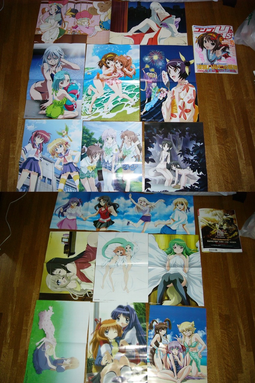artoria pendragon, saber, suzumiya haruhi, tohsaka rin, illyasviel von einzbern, and 34 more (fate and 17 more) drawn by agata_yoshimi, emori_mariko, hashimoto_hideki, ikeda_kazumi, ikeda_shouko, mitsue_(animator), nakata_masahiko, nishioka_shinobu, numata_seiya, sakai_kyuuta, tsuzuki_yukako, watanabe_yoshihiro, and yumoto_yoshinori