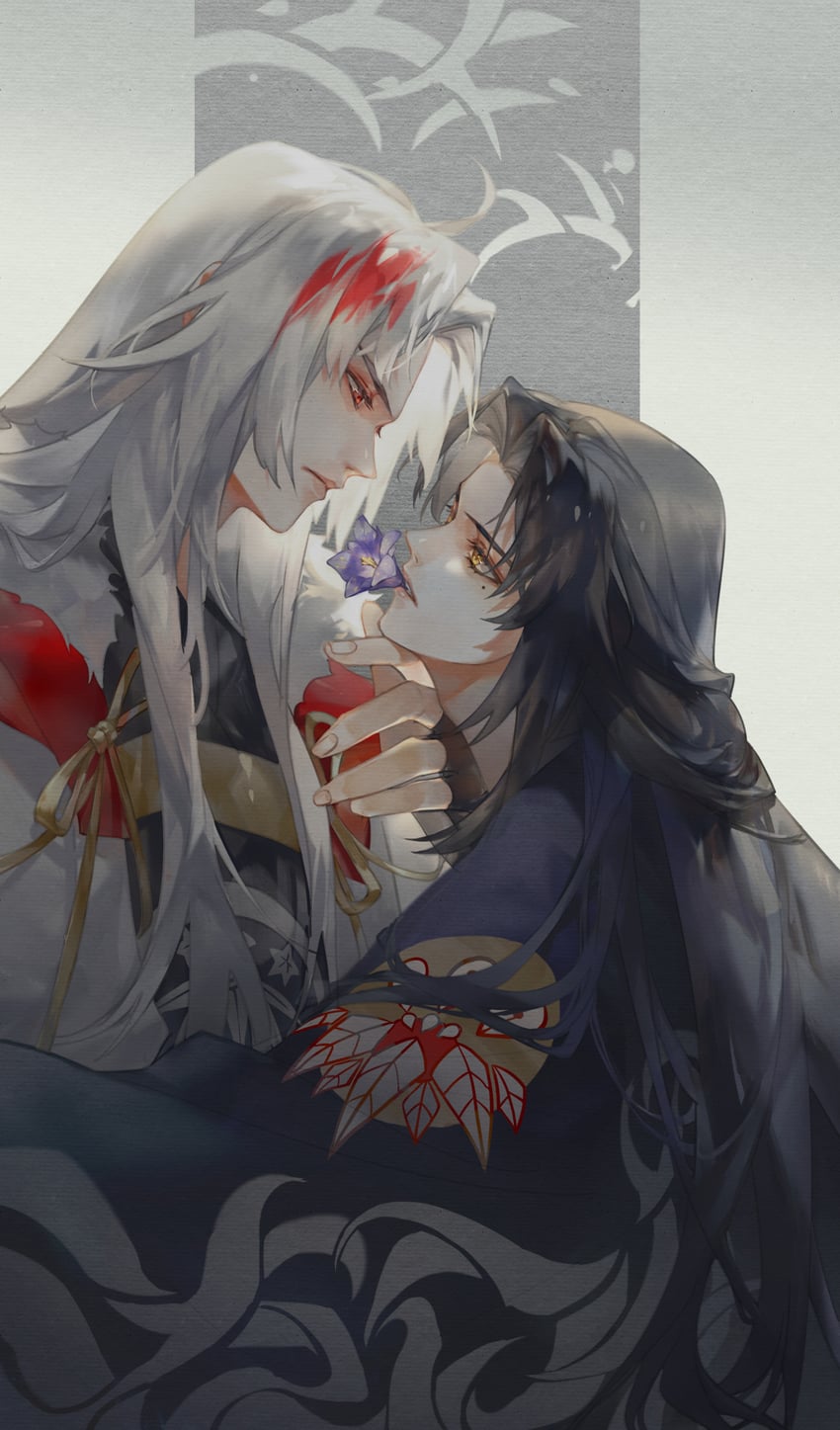 onikiri and minamoto no yorimitsu (onmyoji) drawn by jiujiangzi_benren