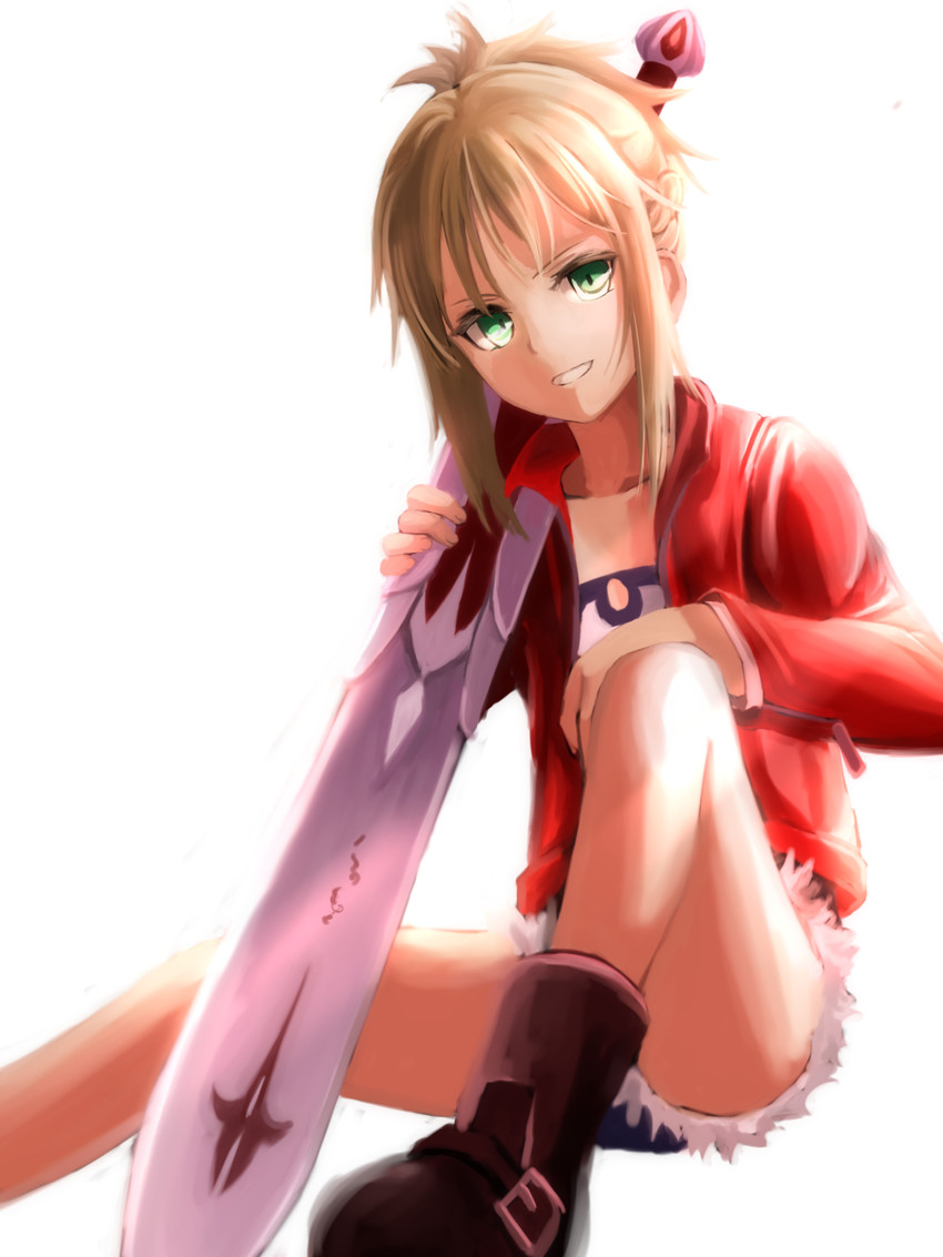 mordred (fate and 2 more) drawn by mukade_(siieregannsu)