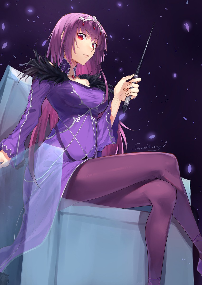 scathach and scathach skadi (fate and 1 more) drawn by kaer_sasi_dianxia