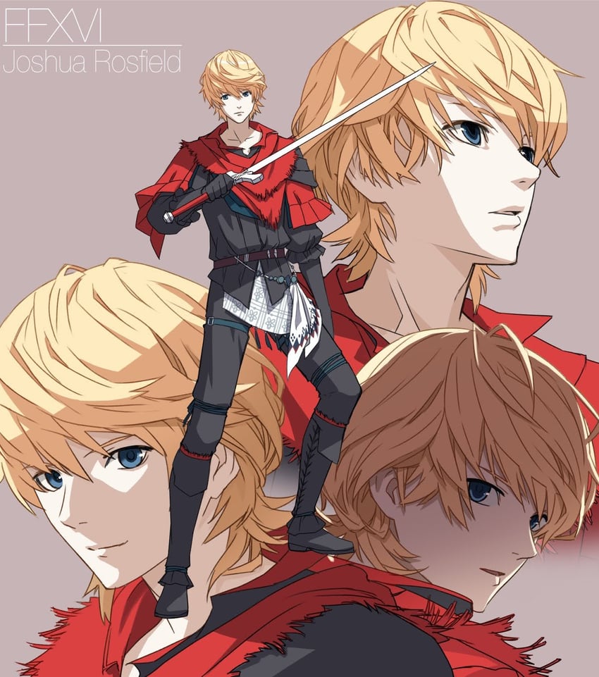 joshua rosfield (final fantasy and 1 more) drawn by decoponmagi