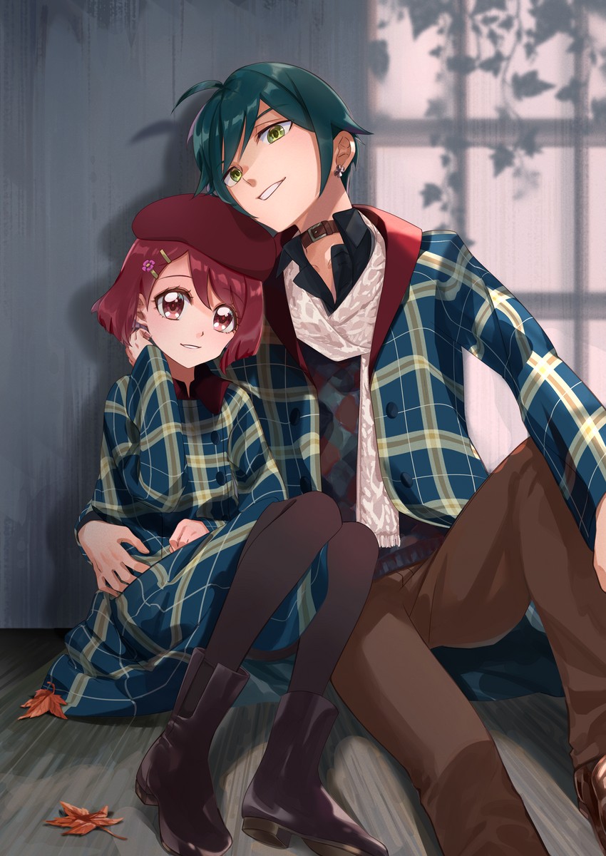 hanadera nodoka and daruizen (precure and 1 more) drawn by kmcho_902