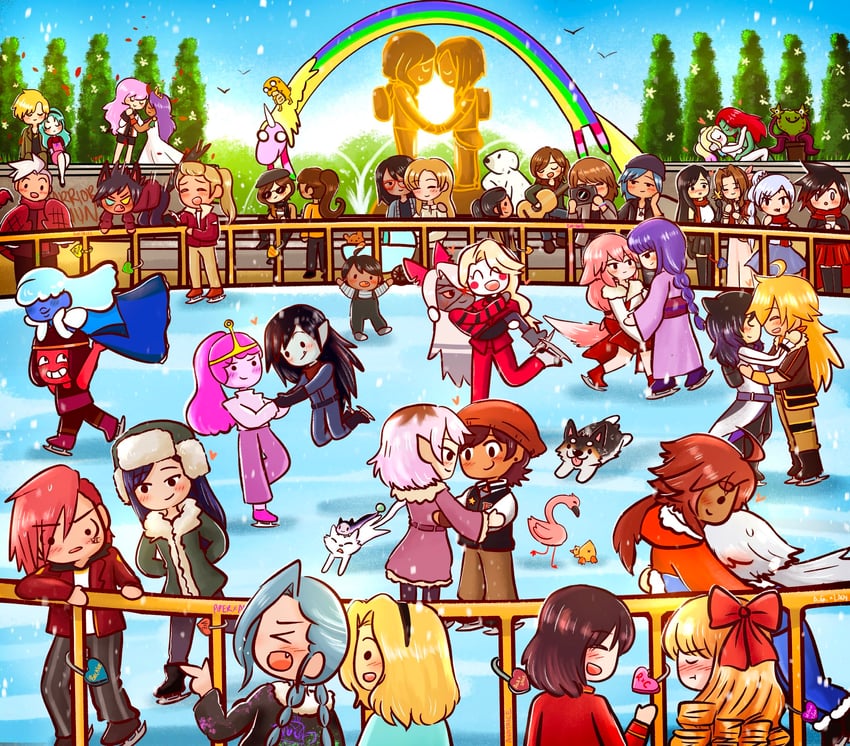 raiden shogun, tifa lockhart, yae miko, aerith gainsborough, suletta mercury, and 44 more (genshin impact and 19 more) drawn by ag_nonsuch