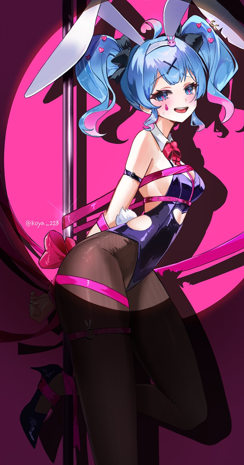 hatsune miku (vocaloid and 1 more) drawn by koya_223