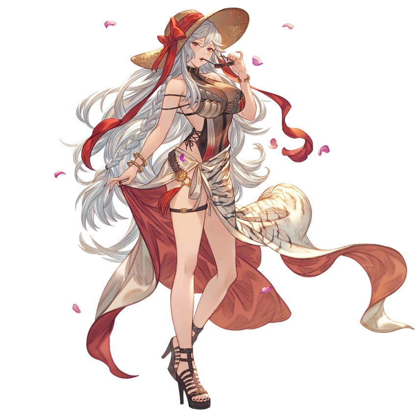 magisa and magisa (summer) granblue fantasy (granblue fantasy) drawn by minaba_hideo