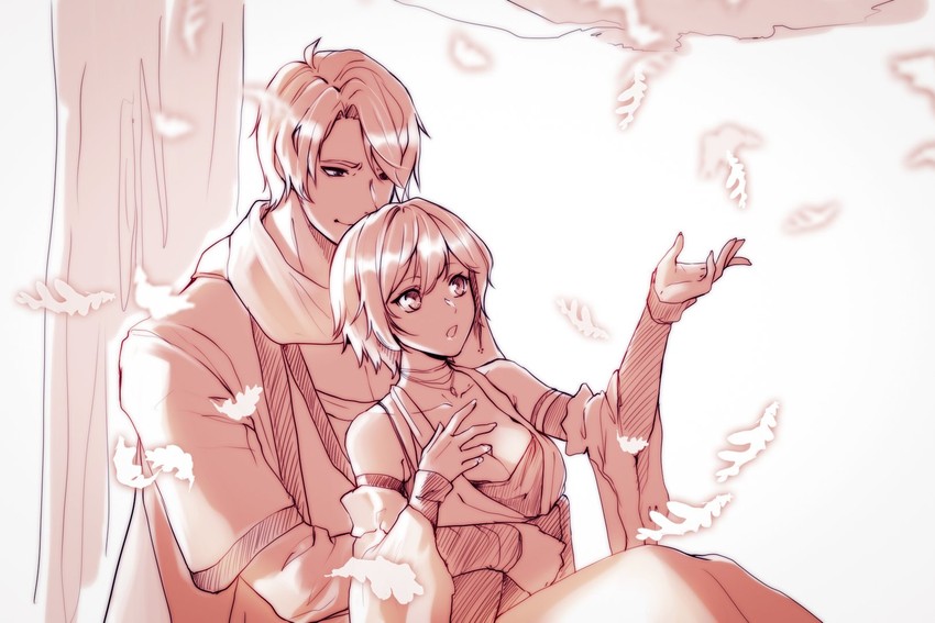 meiko and kaito (vocaloid and 1 more) drawn by yen-mi