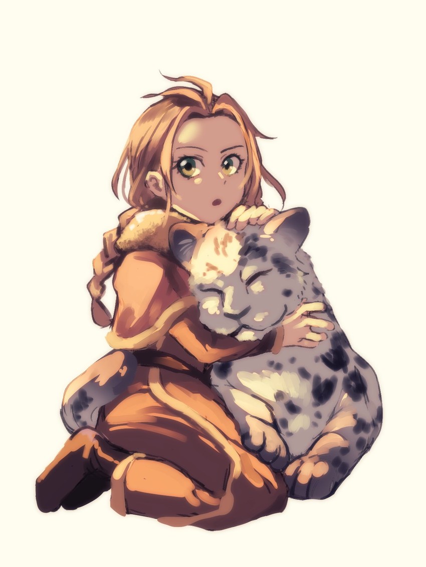 h'aanit and linde (octopath traveler and 1 more) drawn by komame_(st_beans)