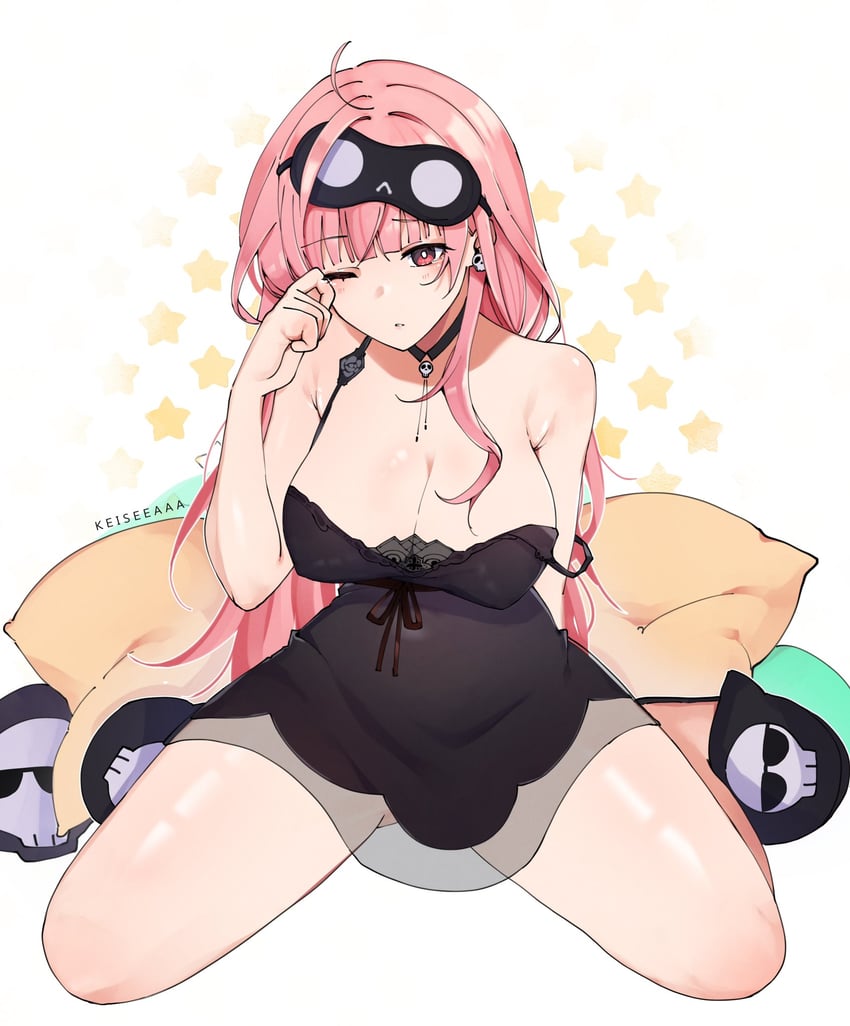 mori calliope and death-sensei (hololive and 1 more) drawn by keisea