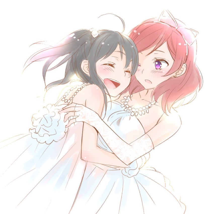 nishikino maki and yazawa nico (love live! and 1 more) drawn by ooshima_tomo