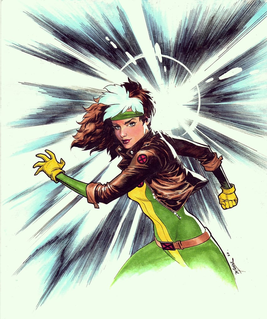 rogue (marvel and 1 more) drawn by jorge_molina