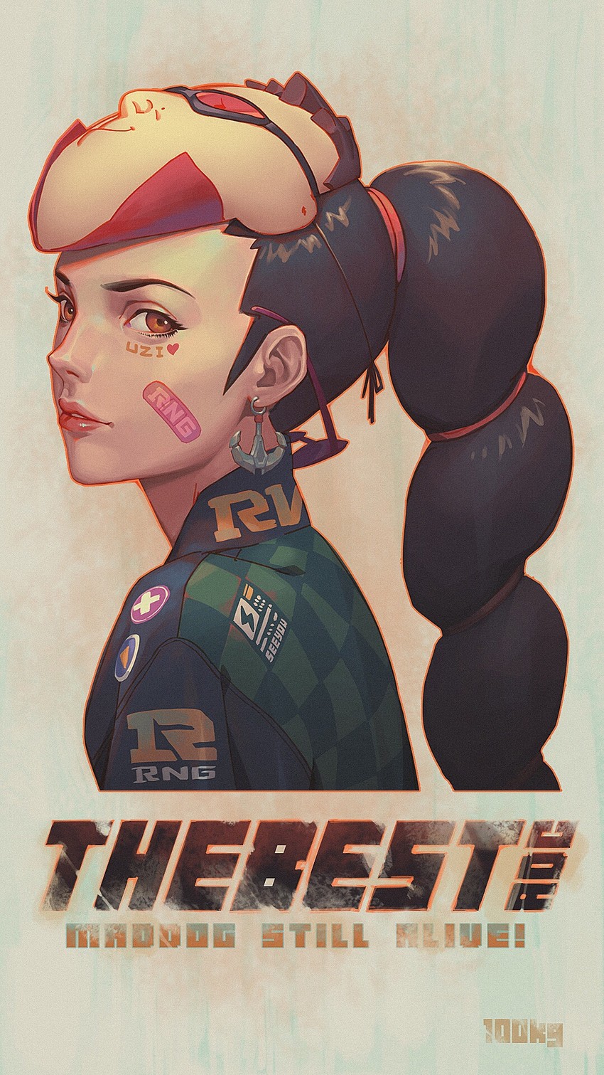 vayne and uzi (league of legends and 2 more) drawn by see_you