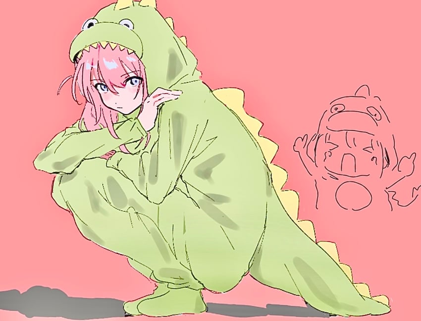 gotoh hitori (bocchi the rock!) drawn by hokaze_(lx7i9frrkegzi1g)
