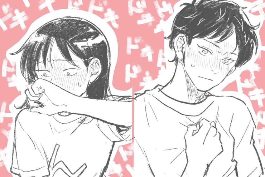 hatono chihiro and mizuo haruichi (futsuu no keion-bu) drawn by tanbo_mzht