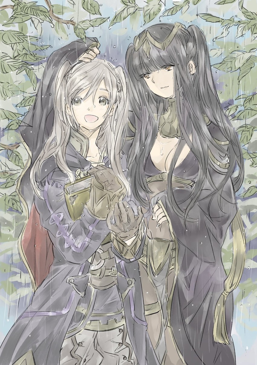female robin and tharja (fire emblem and 1 more) drawn by ziro