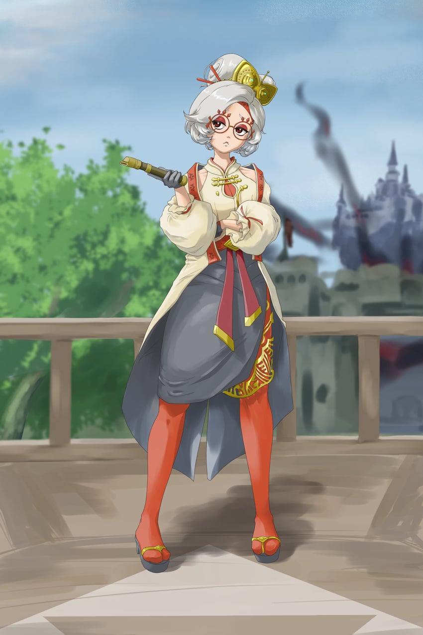 purah (the legend of zelda and 1 more) drawn by rewan