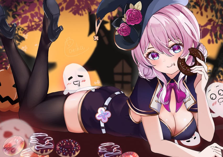 march 7th (honkai and 1 more) drawn by parika