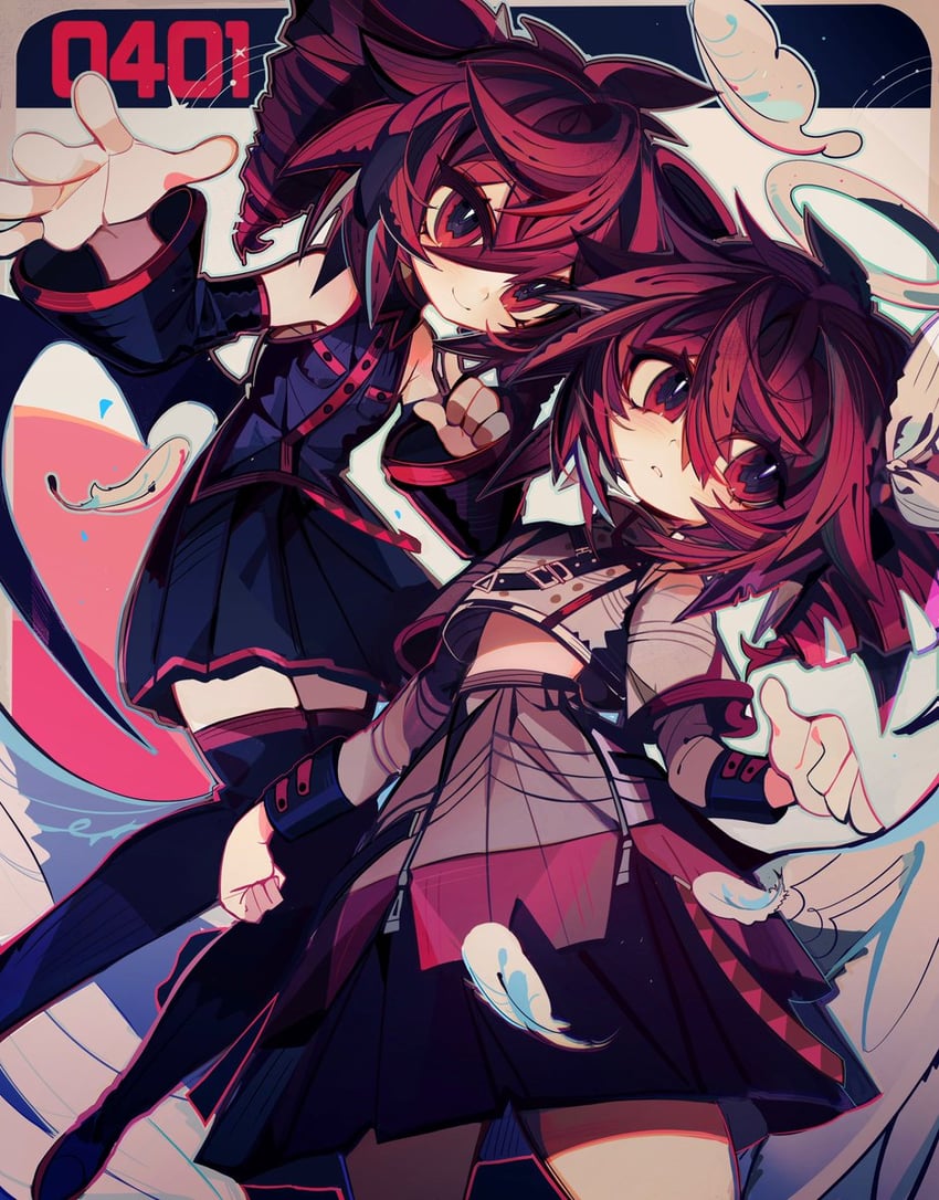 kasane teto (utau and 1 more) drawn by murkmia