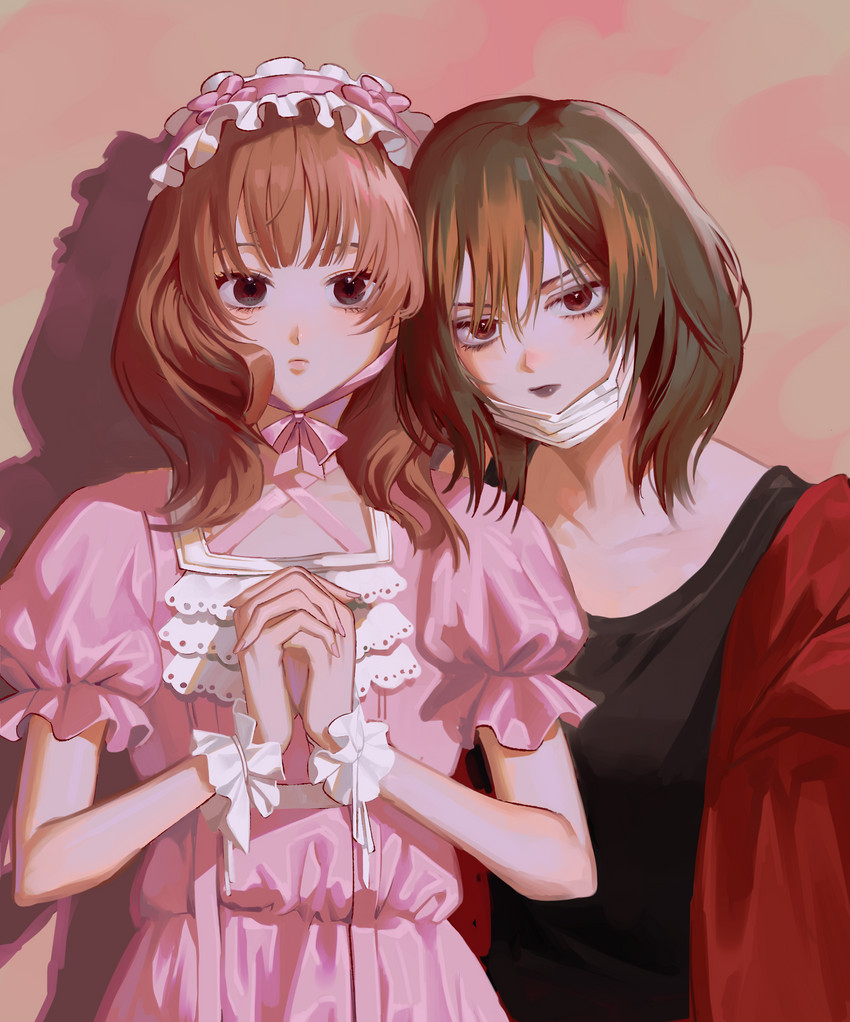 ryuugasaki momoko and shirayuri ichigo (shimotsuma monogatari) drawn by migumi