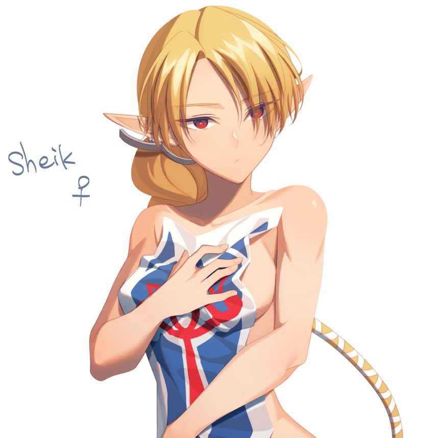 sheik (the legend of zelda and 2 more) drawn by miri_(cherryjelly)