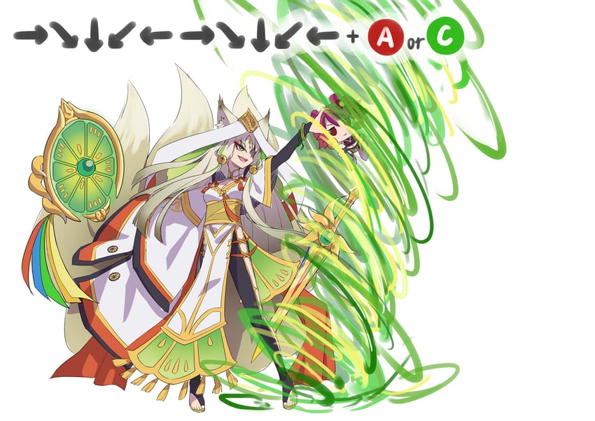 hu-li the jewel mikanko, ha-re the sword mikanko, goenitz, and arahime the manifested mikanko (yu-gi-oh! and 1 more) drawn by shun_no_shun