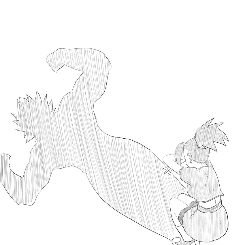kale (dragon ball and 1 more) drawn by kyakyoi